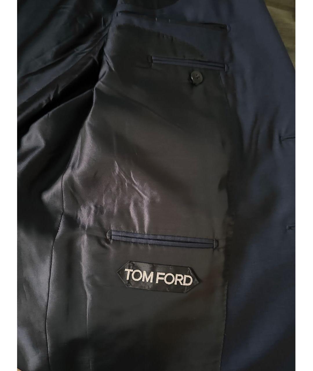 TOM FORD Темно-синий классический костюм, фото 6