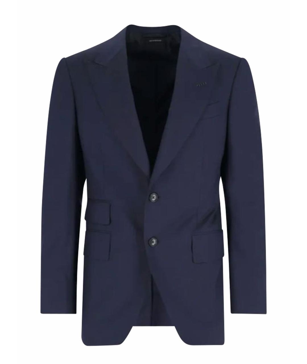 TOM FORD Темно-синий классический костюм, фото 1