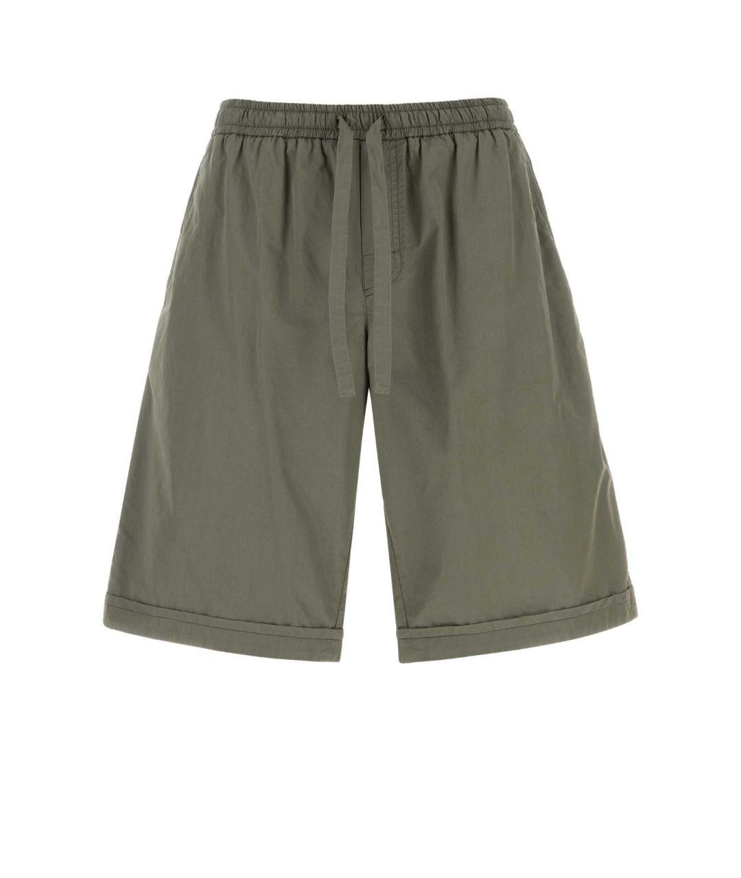 DOLCE&GABBANA Зеленые хлопковые шорты, фото 3