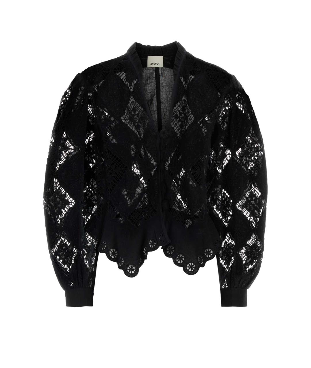 ISABEL MARANT Черный хлопковый жакет/пиджак, фото 3