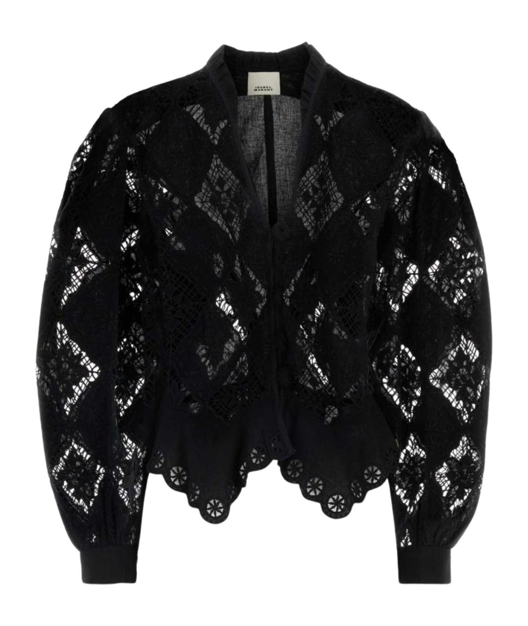 ISABEL MARANT Черный хлопковый жакет/пиджак, фото 1