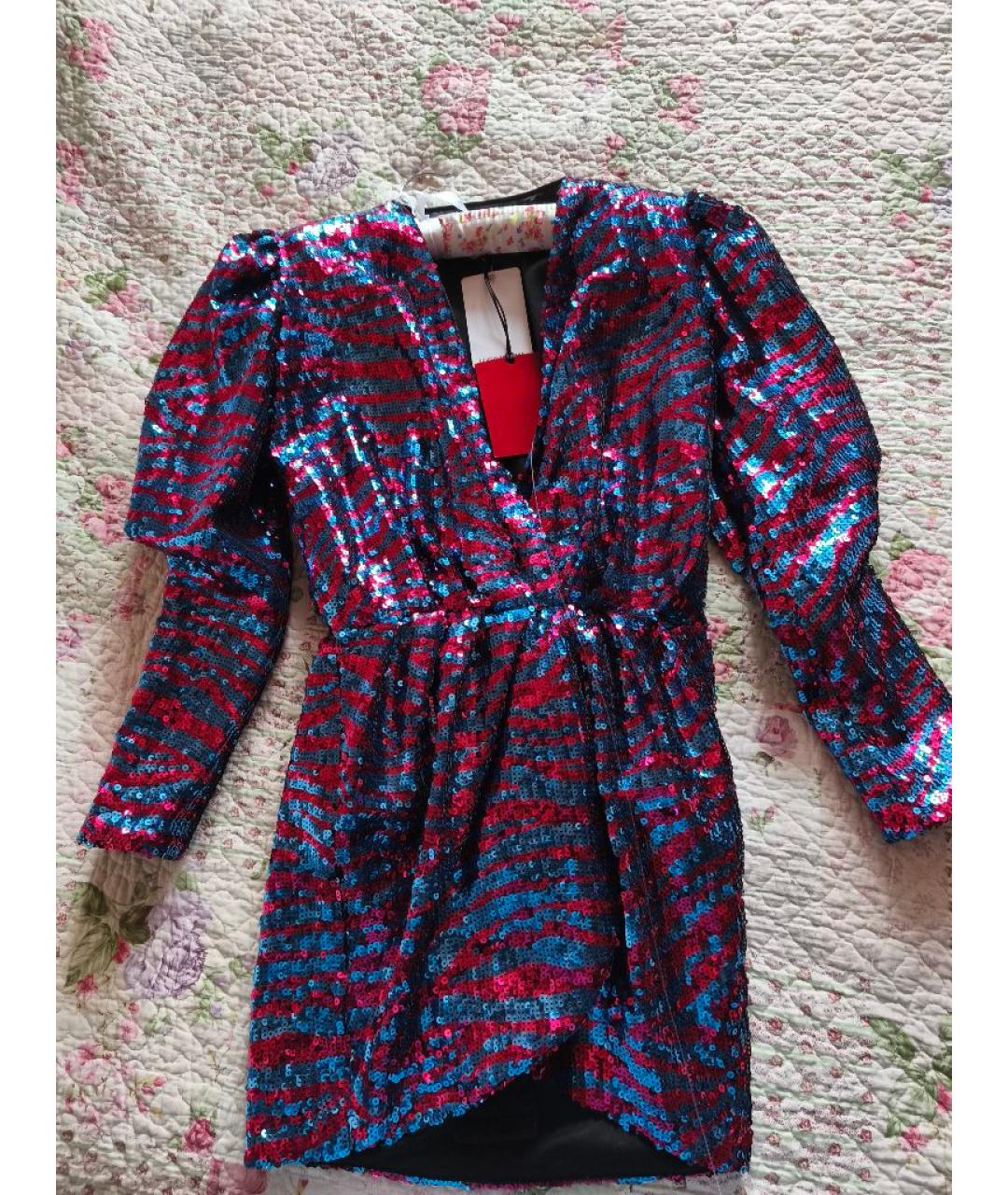 GIUSEPPE DI MORABITO Мульти полиэстеровое коктейльное платье, фото 5