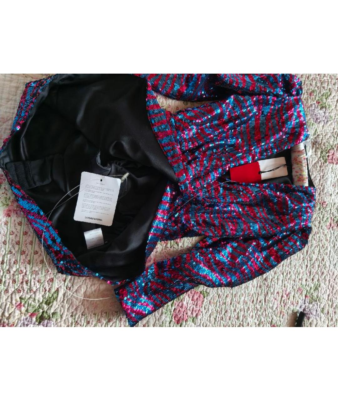 GIUSEPPE DI MORABITO Мульти полиэстеровое коктейльное платье, фото 4