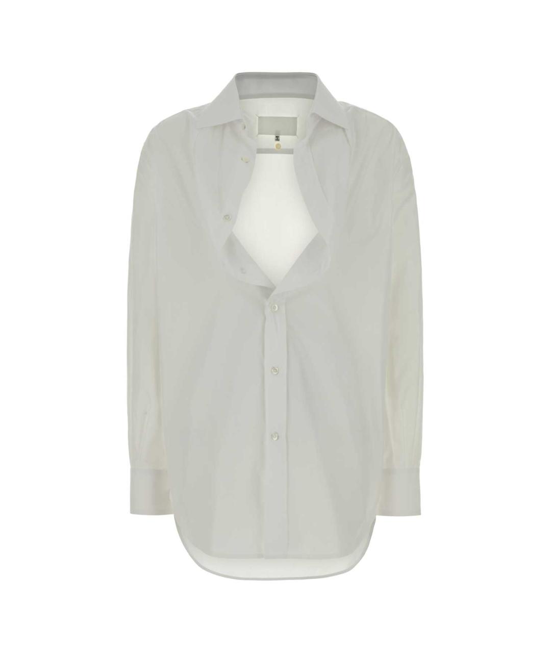 MAISON MARGIELA Белая хлопковая рубашка, фото 1