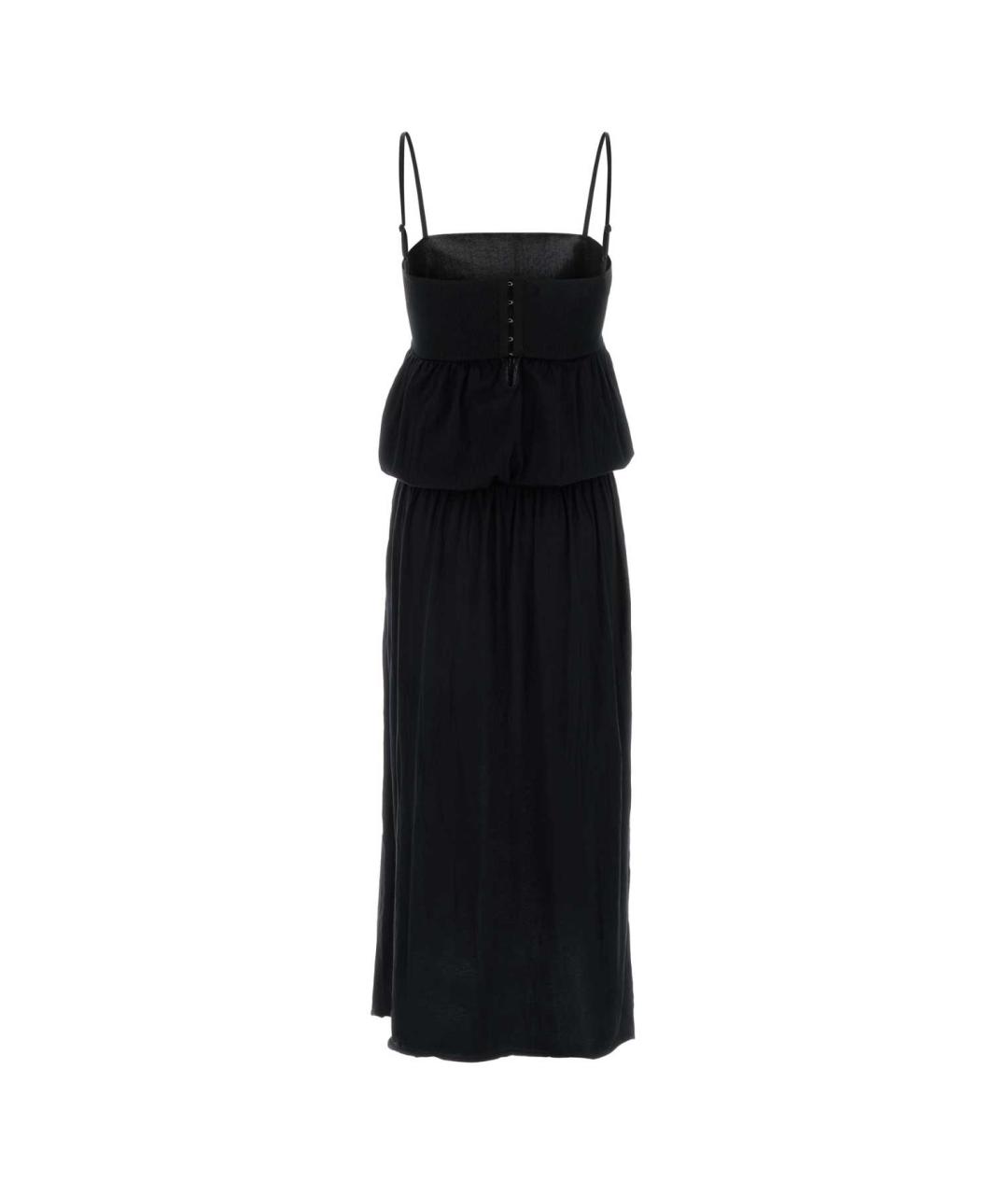 GIMAGUAS Черное хлопковое повседневное платье, фото 2