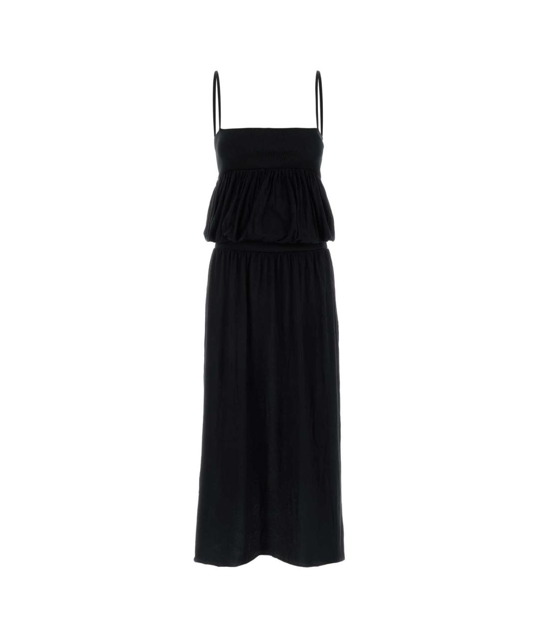 GIMAGUAS Черное хлопковое повседневное платье, фото 1