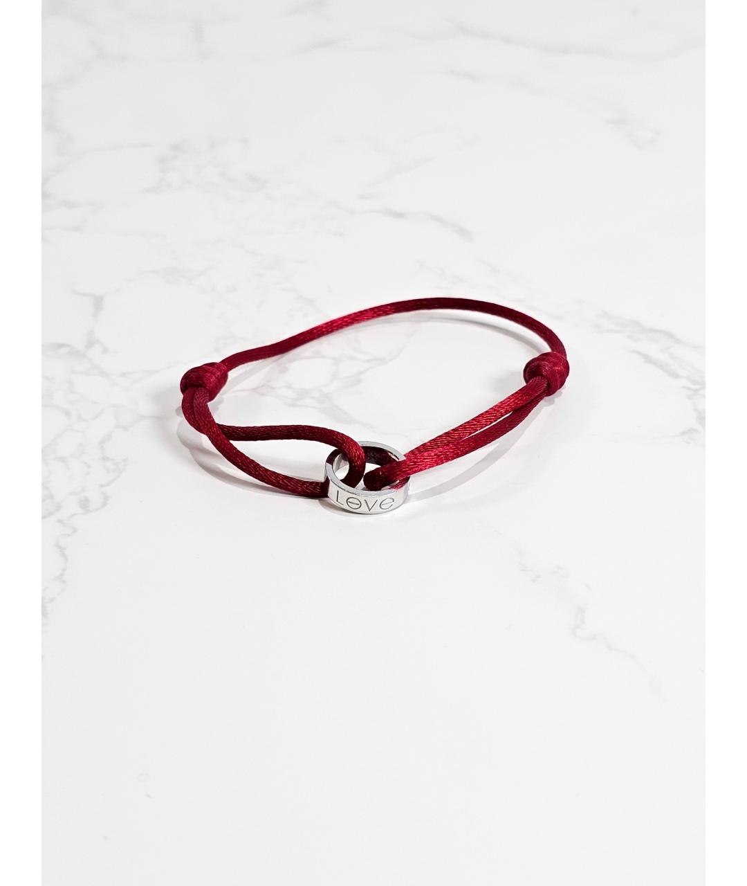 CARTIER Серебрянный браслет из белого золота, фото 2