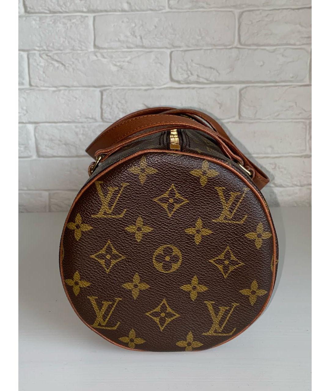 LOUIS VUITTON Коричневая сумка с короткими ручками, фото 2