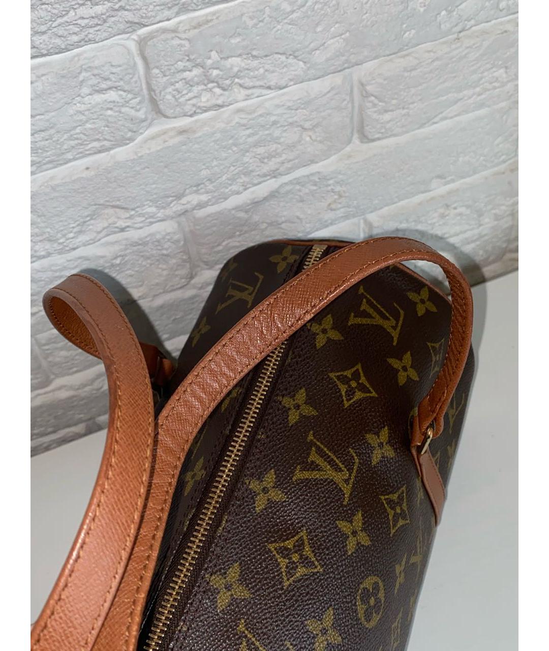 LOUIS VUITTON Коричневая сумка с короткими ручками, фото 5