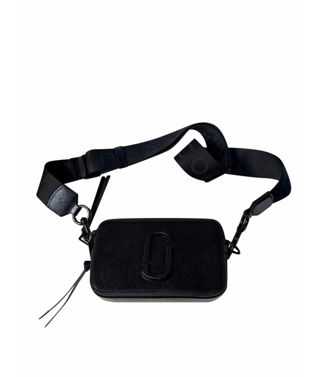 MARC JACOBS Черная кожаная сумка через плечо, фото 1