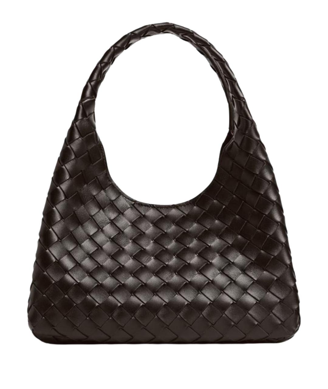 BOTTEGA VENETA Коричневая кожаная сумка тоут, фото 1