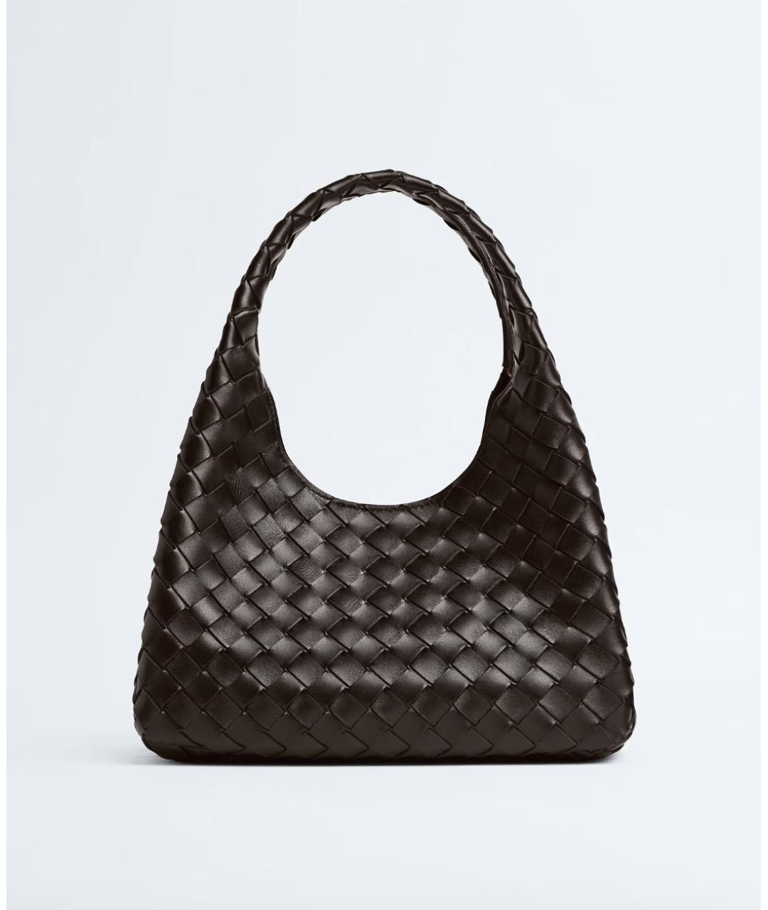 BOTTEGA VENETA Коричневая кожаная сумка тоут, фото 5