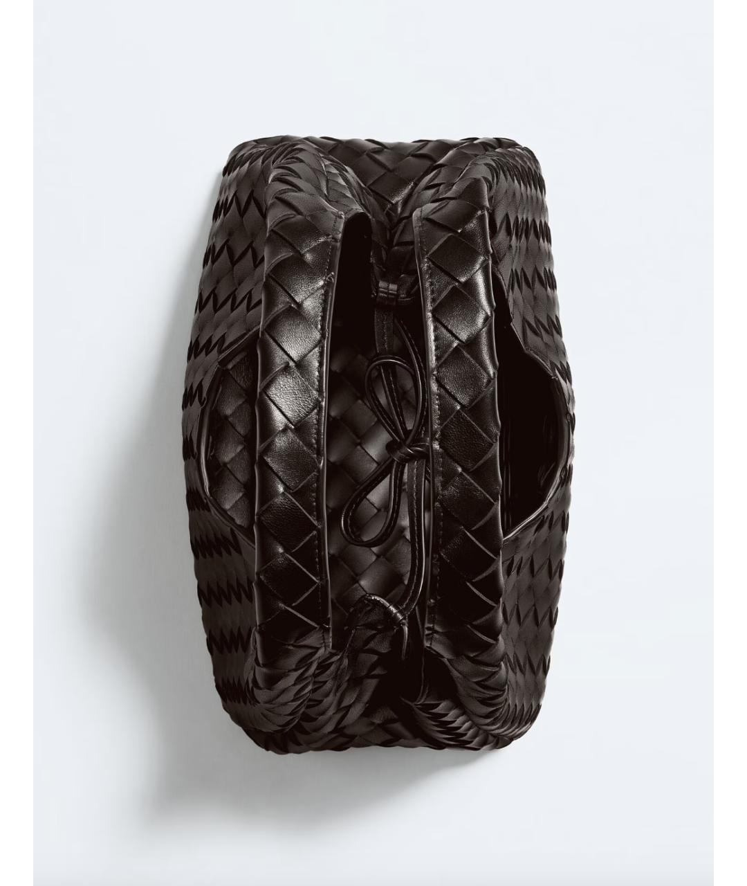 BOTTEGA VENETA Коричневая кожаная сумка тоут, фото 4