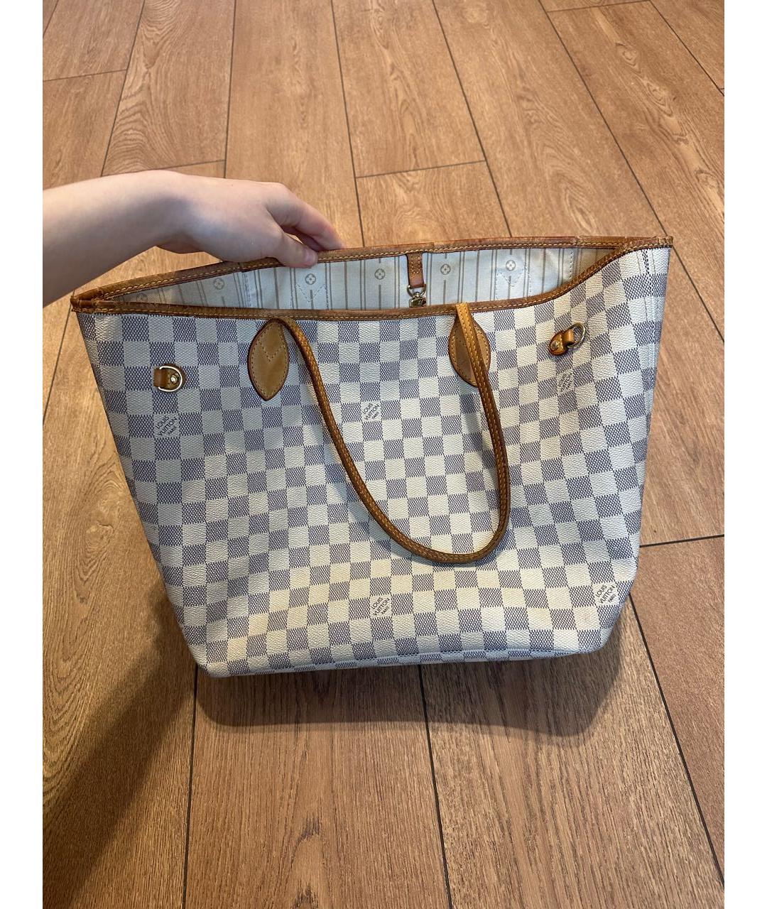 LOUIS VUITTON Бежевая сумка тоут, фото 8