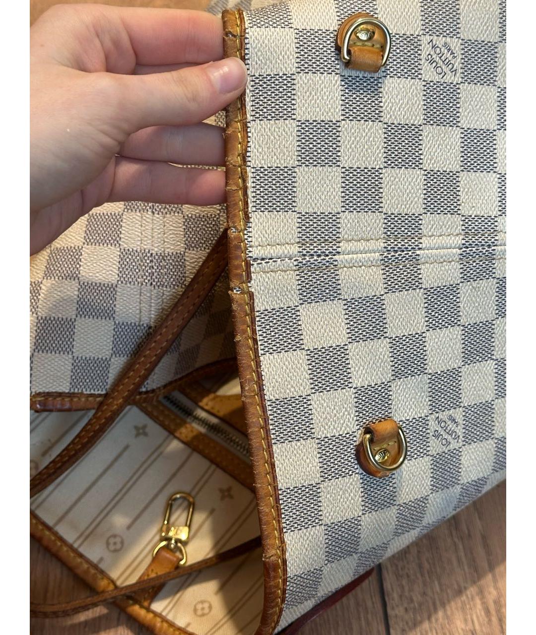 LOUIS VUITTON Бежевая сумка тоут, фото 7