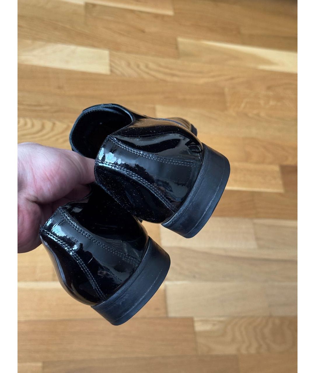 DOLCE&GABBANA Черные туфли из лакированной кожи, фото 6