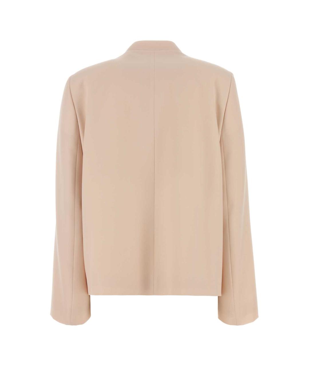 JIL SANDER Розовый шерстяной жакет/пиджак, фото 2