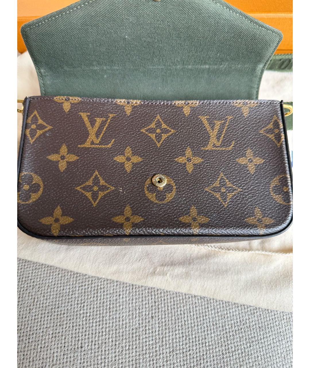 LOUIS VUITTON Коричневая сумка через плечо, фото 7