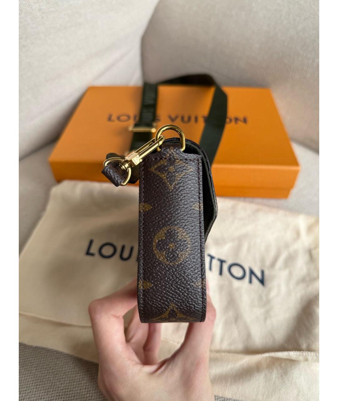 LOUIS VUITTON Коричневая сумка через плечо, фото 5