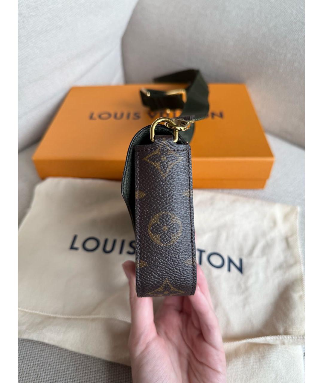 LOUIS VUITTON Коричневая сумка через плечо, фото 4