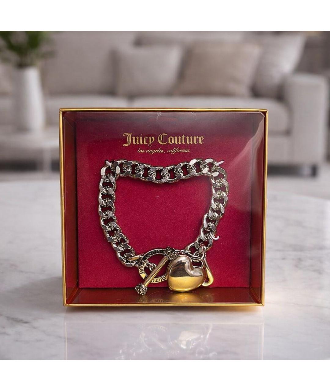 JUICY COUTURE Серебрянный металлический браслет, фото 4