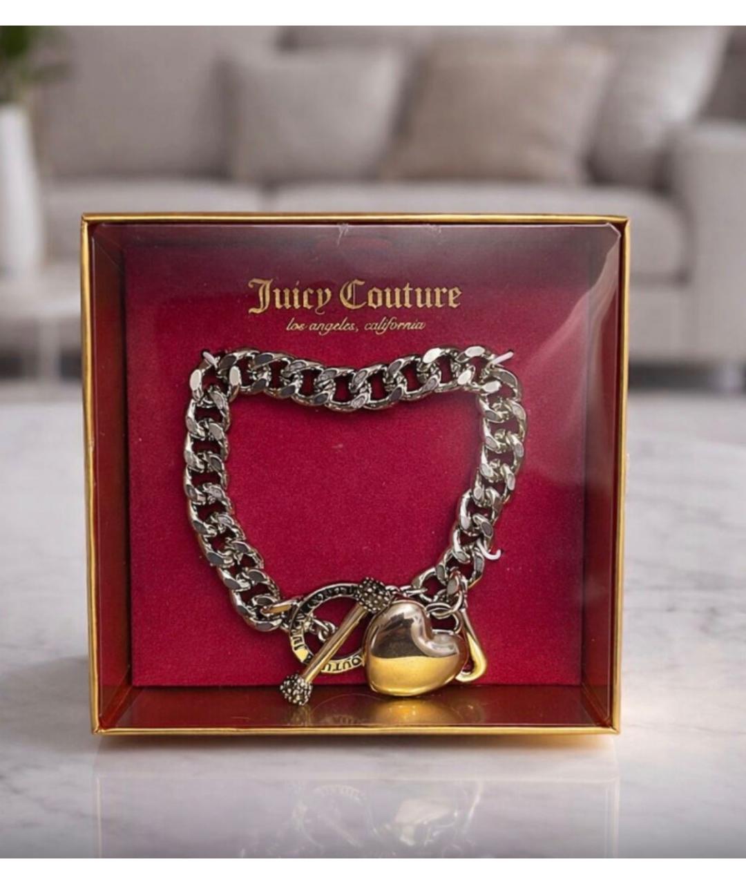 JUICY COUTURE Серебрянный металлический браслет, фото 2
