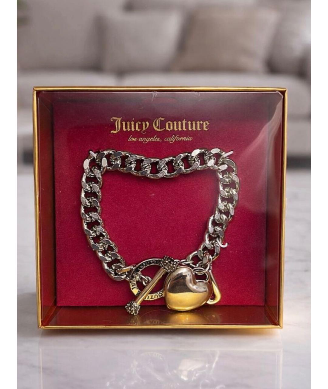 JUICY COUTURE Серебрянный металлический браслет, фото 3