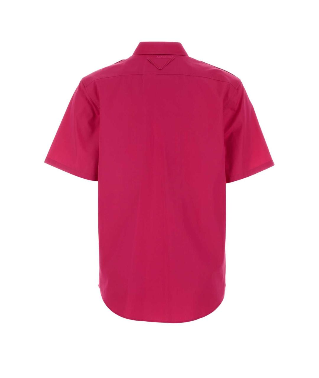 PRADA Розовая хлопковая рубашка, фото 2