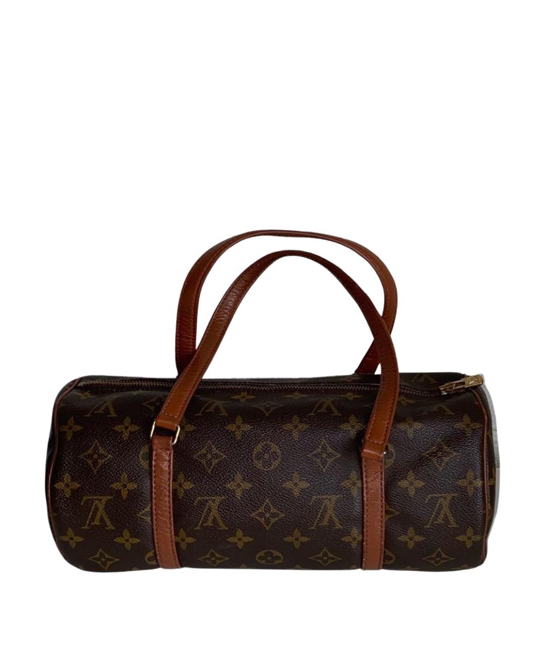 LOUIS VUITTON Коричневая сумка с короткими ручками, фото 1