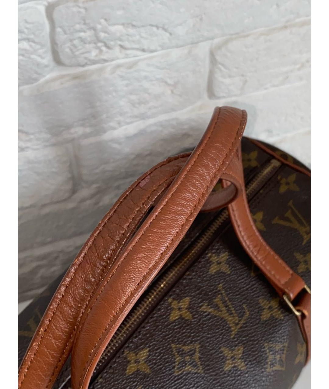 LOUIS VUITTON Коричневая сумка с короткими ручками, фото 7