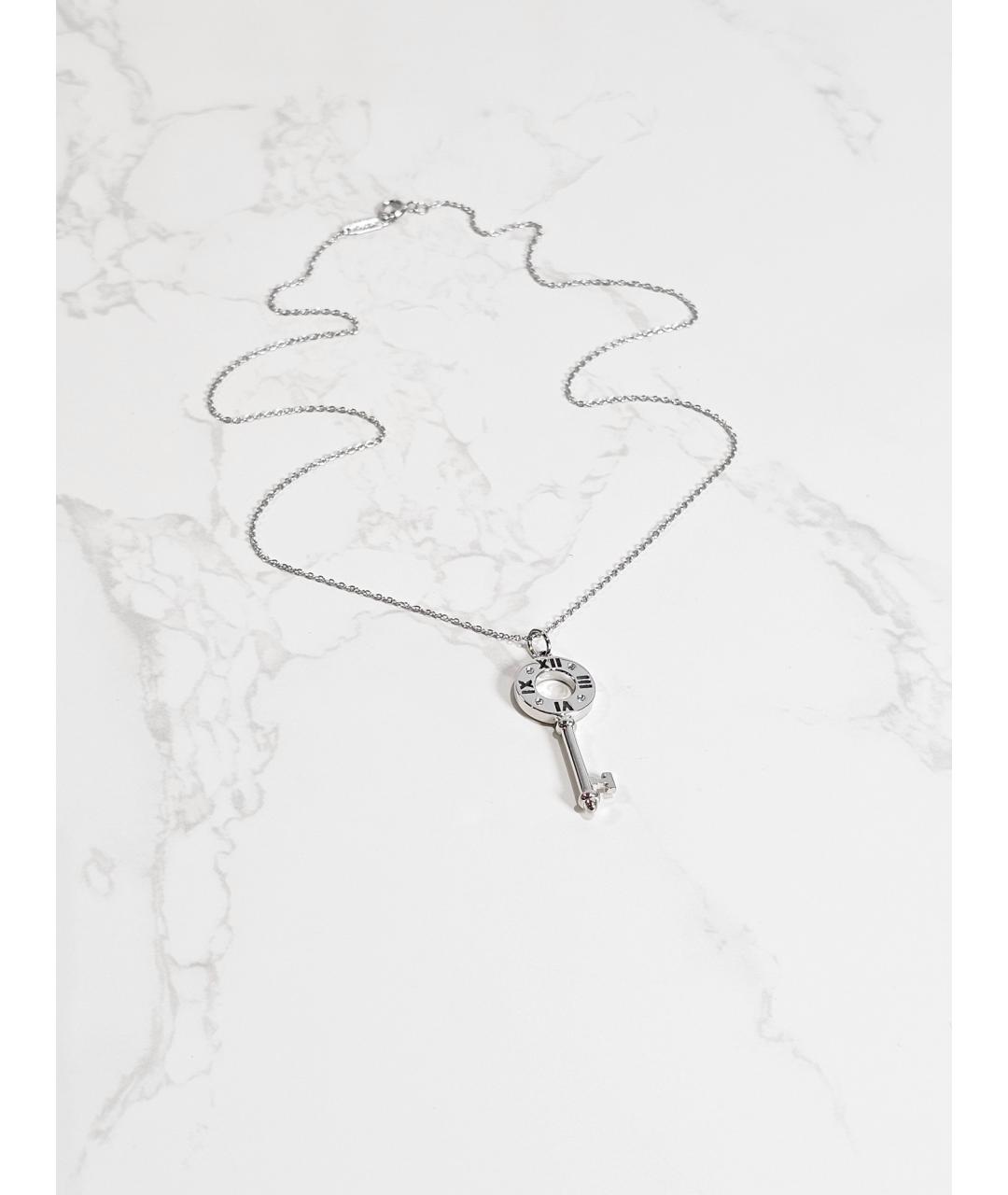 TIFFANY&CO Серебряное колье из белого золота, фото 3