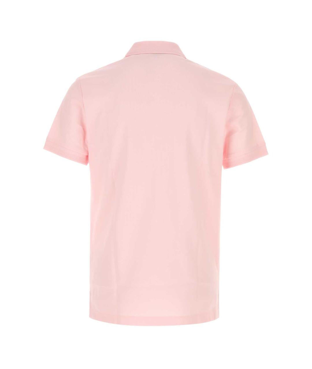 BURBERRY Розовая хлопковая футболка, фото 2