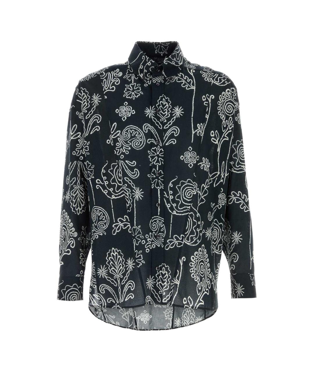 GIORGIO ARMANI Мульти хлопковая кэжуал рубашка, фото 1