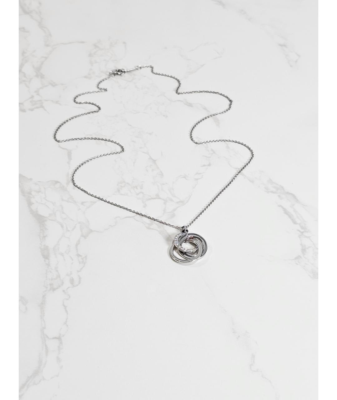 TIFFANY&CO Серебряное колье из белого золота, фото 3