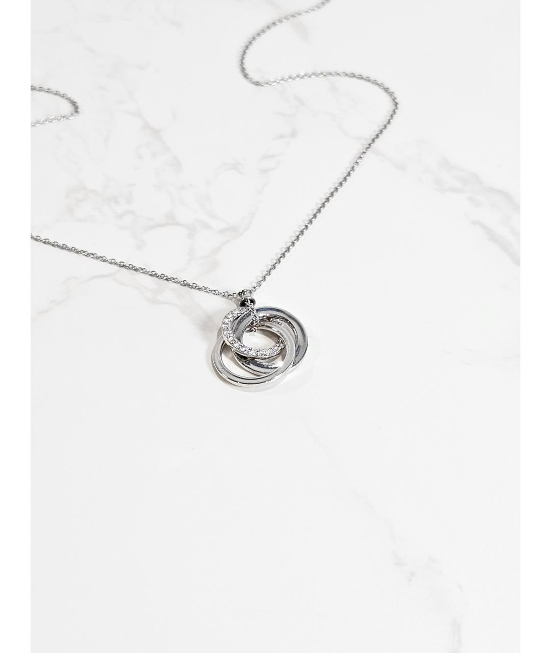 TIFFANY&CO Серебряное колье из белого золота, фото 2