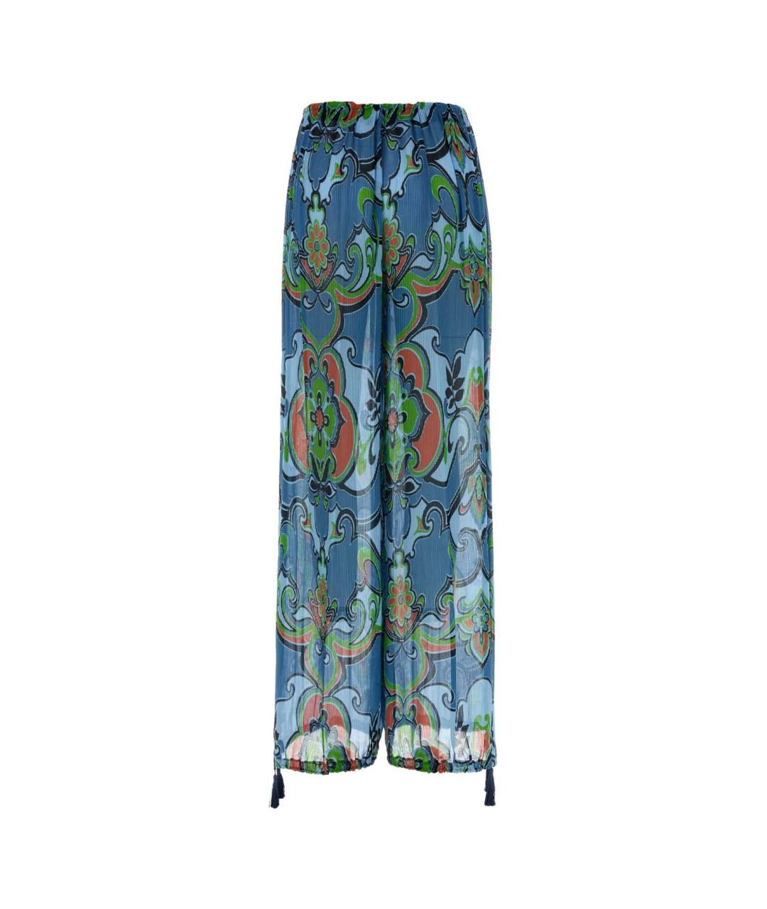 ETRO Мульти вискозные брюки широкие, фото 2