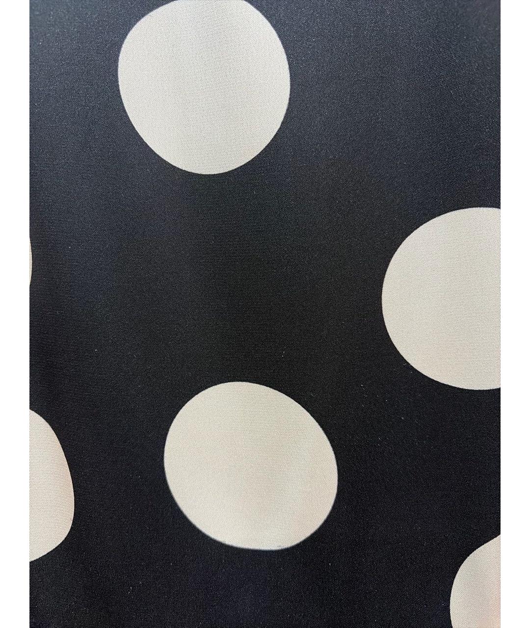 DOLCE&GABBANA Черное шелковое платье, фото 4