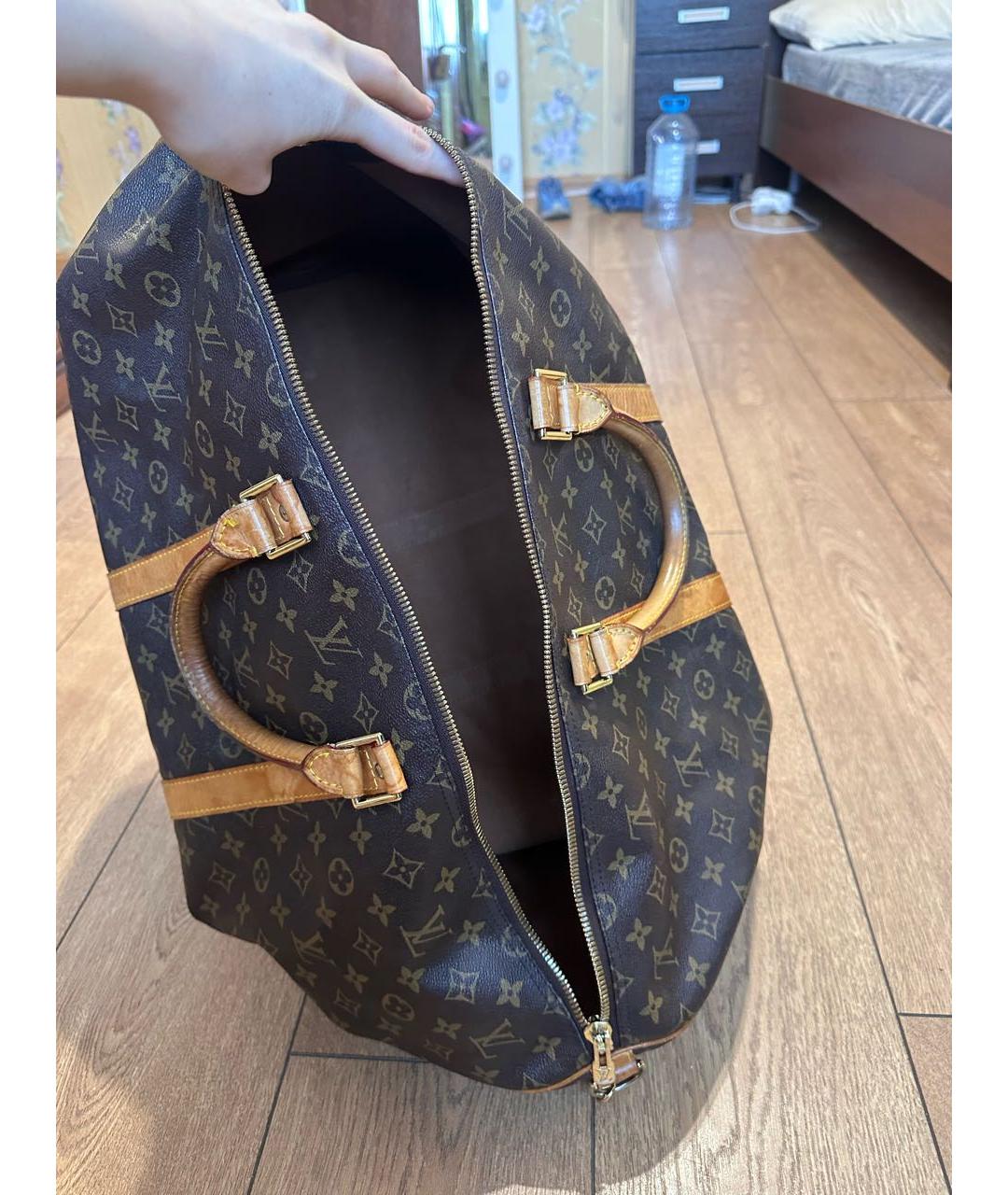 LOUIS VUITTON Коричневая дорожная/спортивная сумка, фото 4