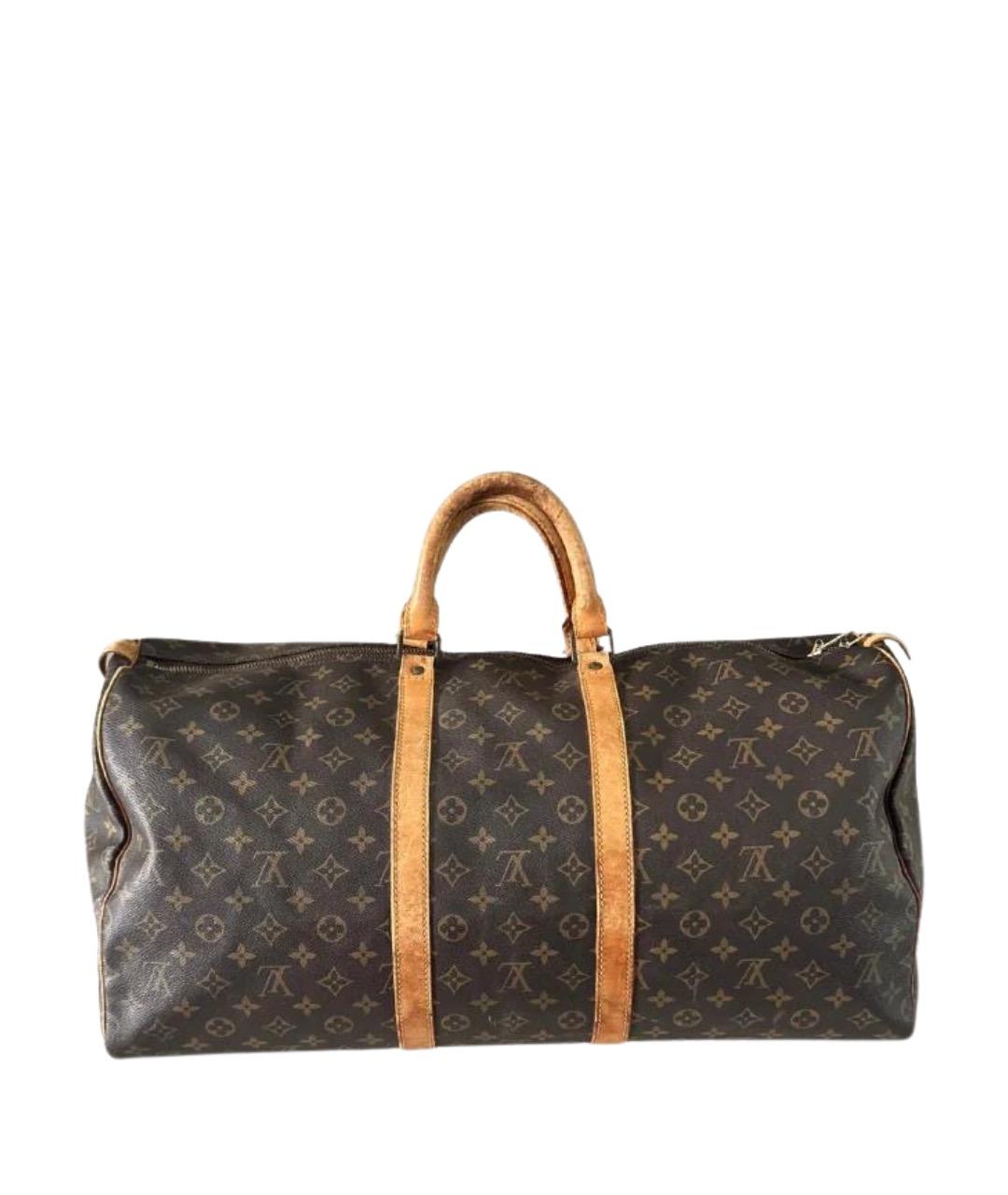 LOUIS VUITTON Коричневая дорожная/спортивная сумка, фото 1