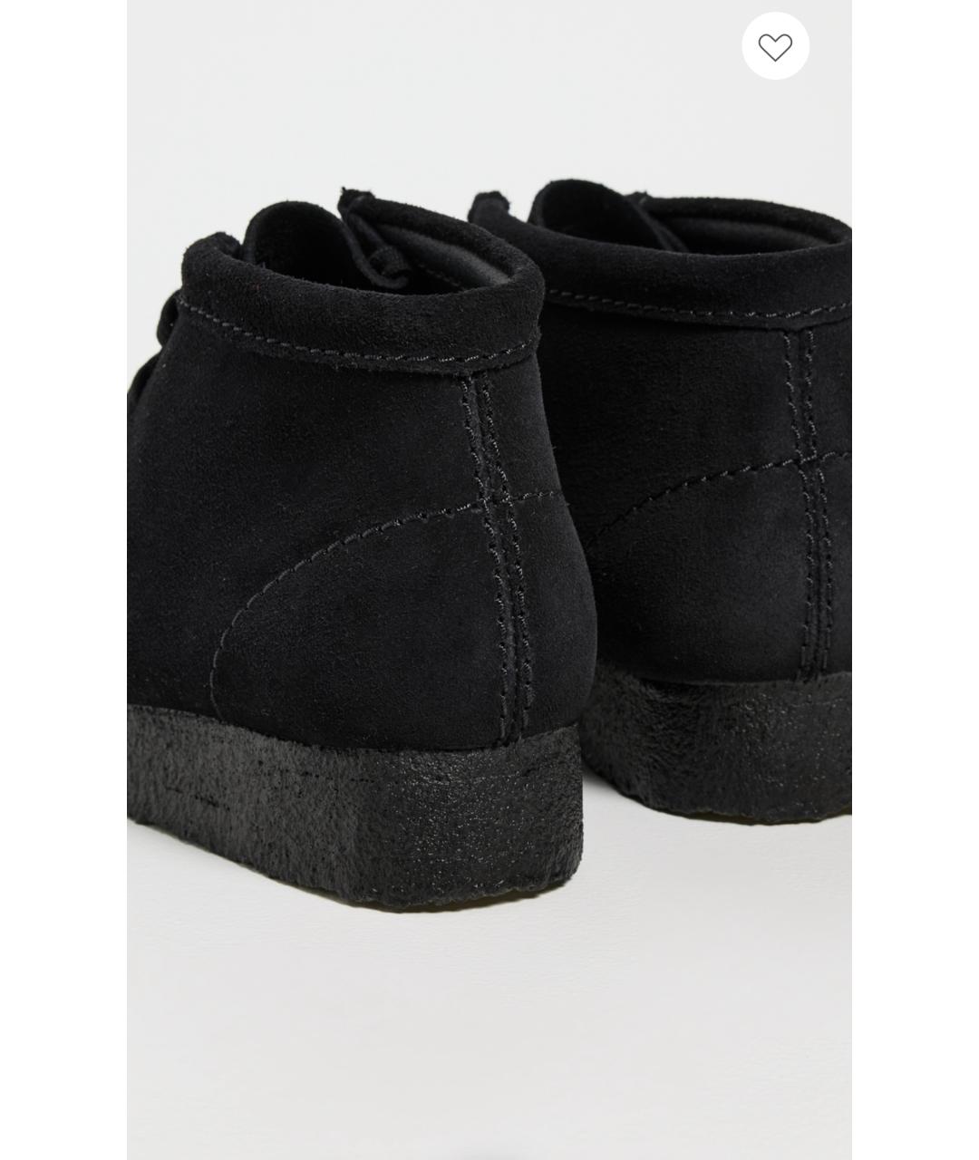 CLARKS Черные замшевые ботинки, фото 4