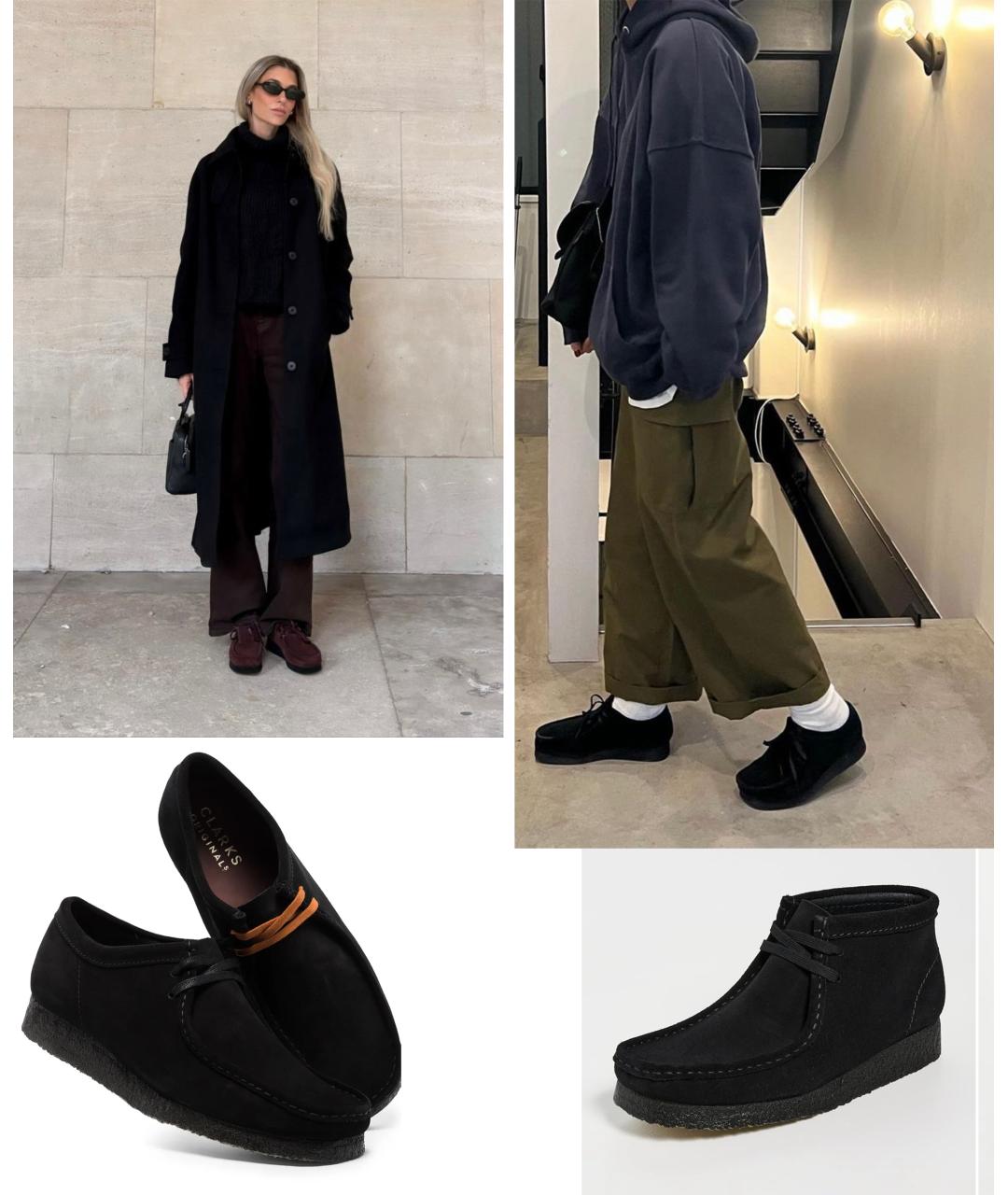 CLARKS Черные замшевые ботинки, фото 7