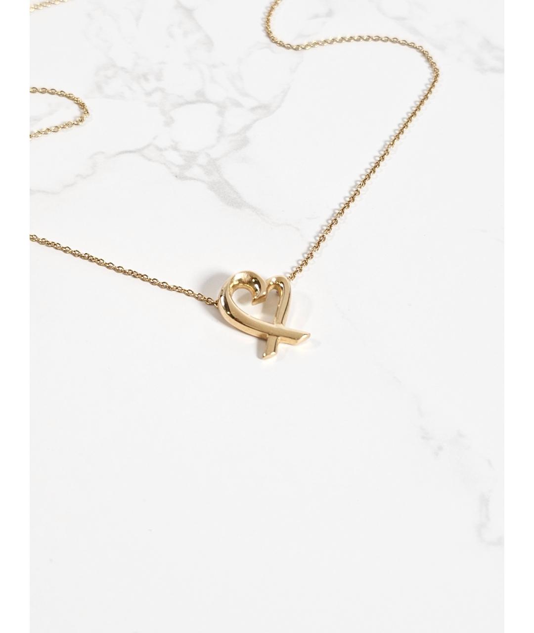 TIFFANY&CO Золотое колье из желтого золота, фото 2