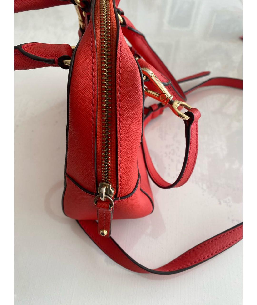 MICHAEL KORS Красная сумка через плечо из искусственной кожи, фото 2