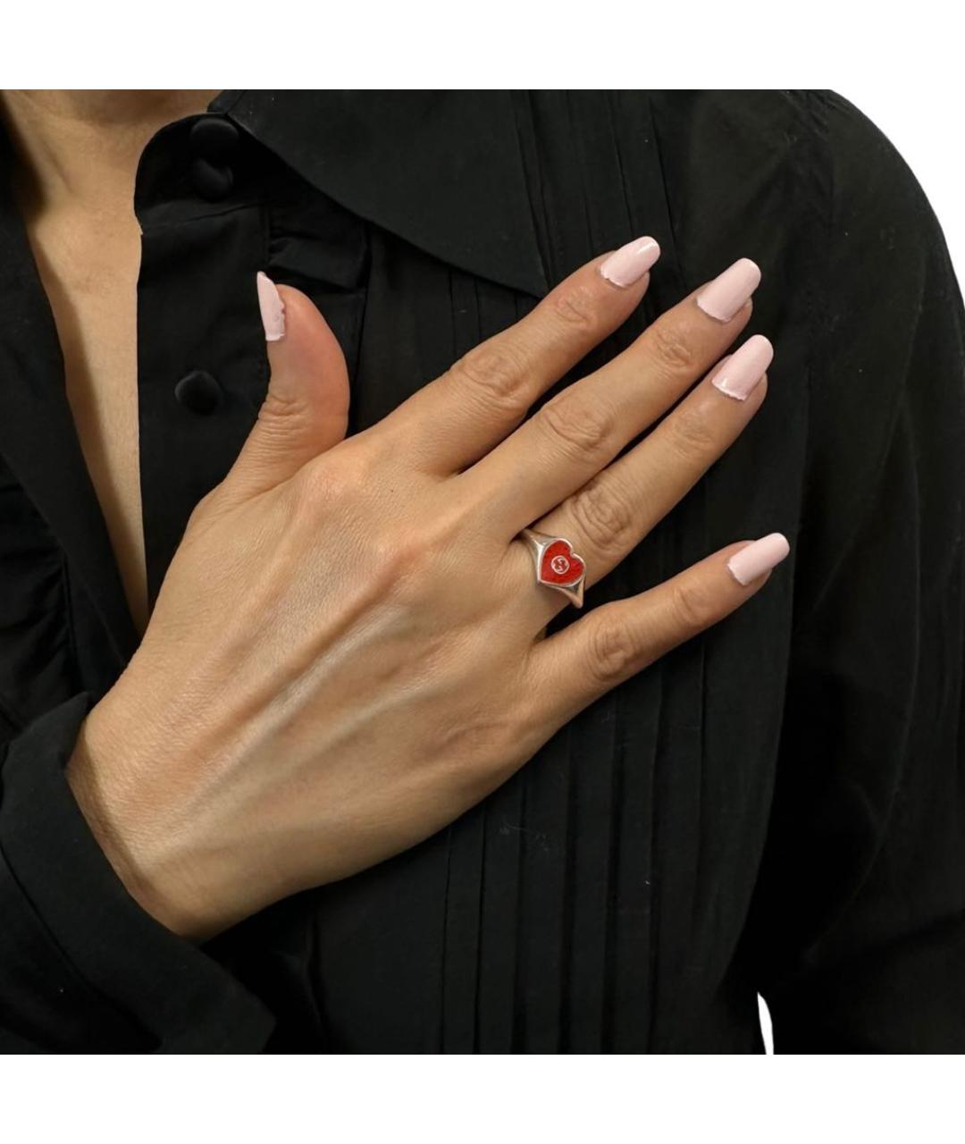 GUCCI Серебряное серебряное кольцо, фото 3