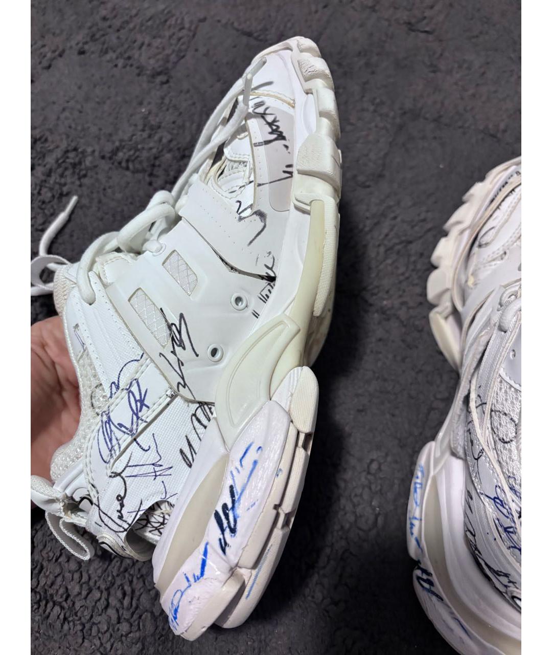 BALENCIAGA Белые синтетические кроссовки, фото 8