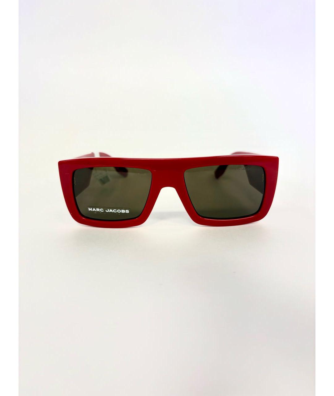 MARC JACOBS Красные пластиковые солнцезащитные очки, фото 7