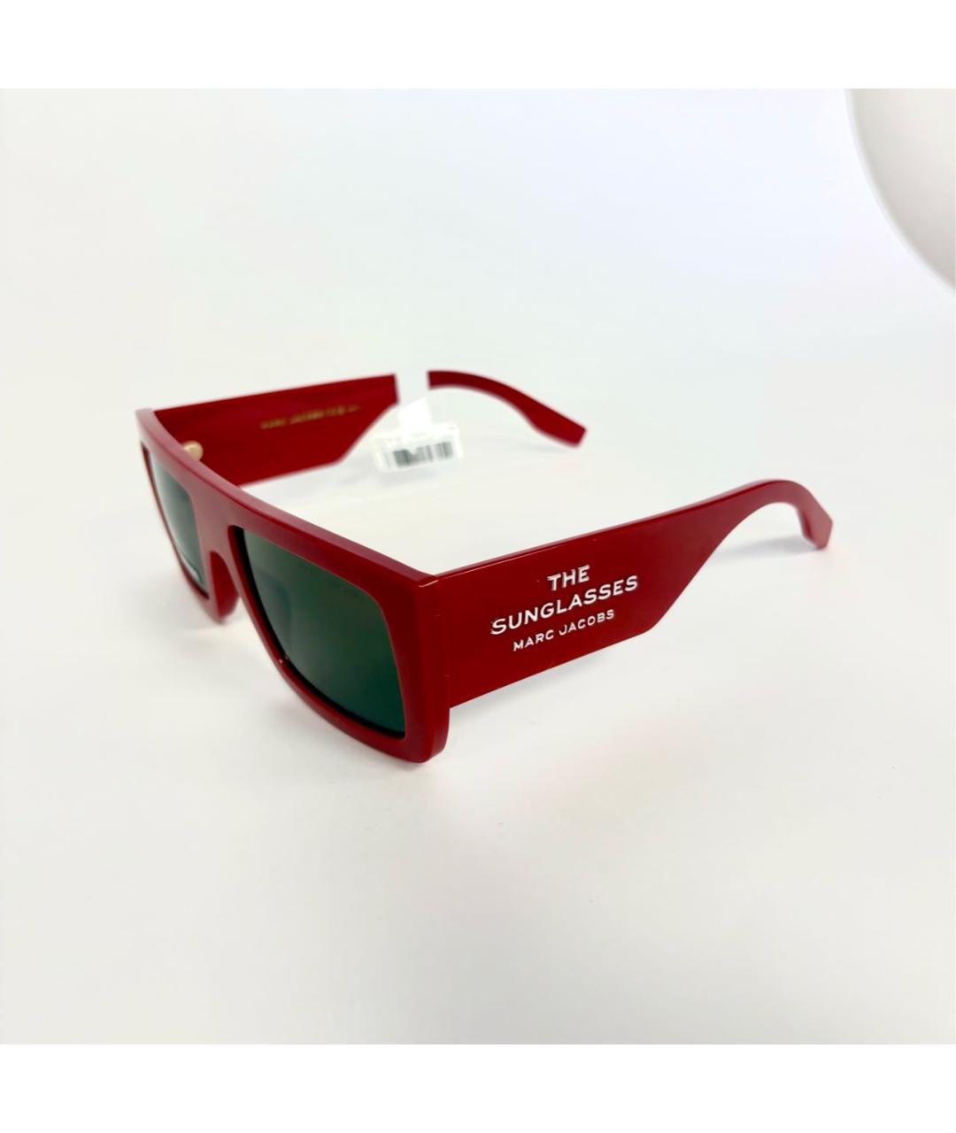 MARC JACOBS Красные пластиковые солнцезащитные очки, фото 8