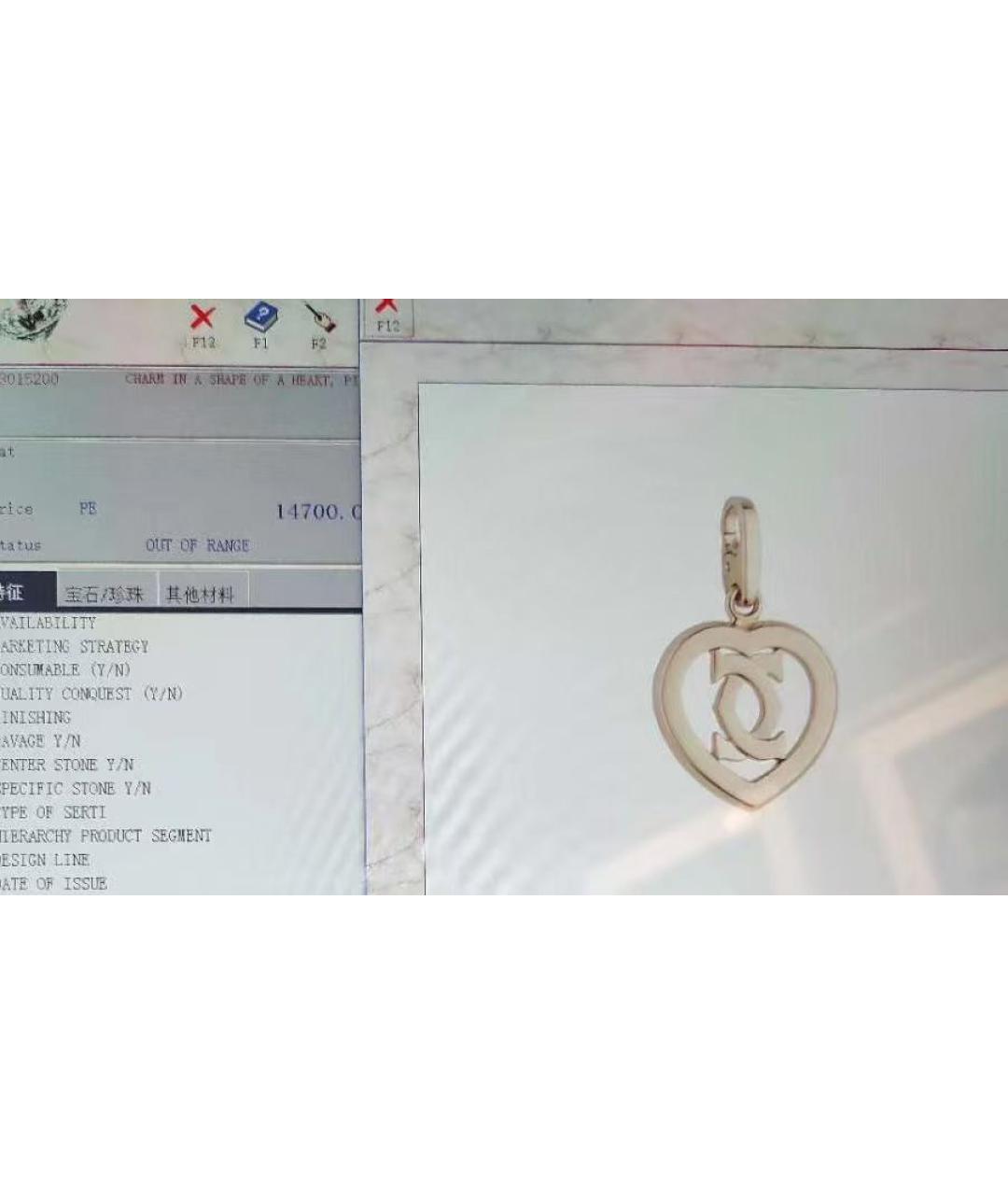 CARTIER Золотой кулон из розового золота, фото 2