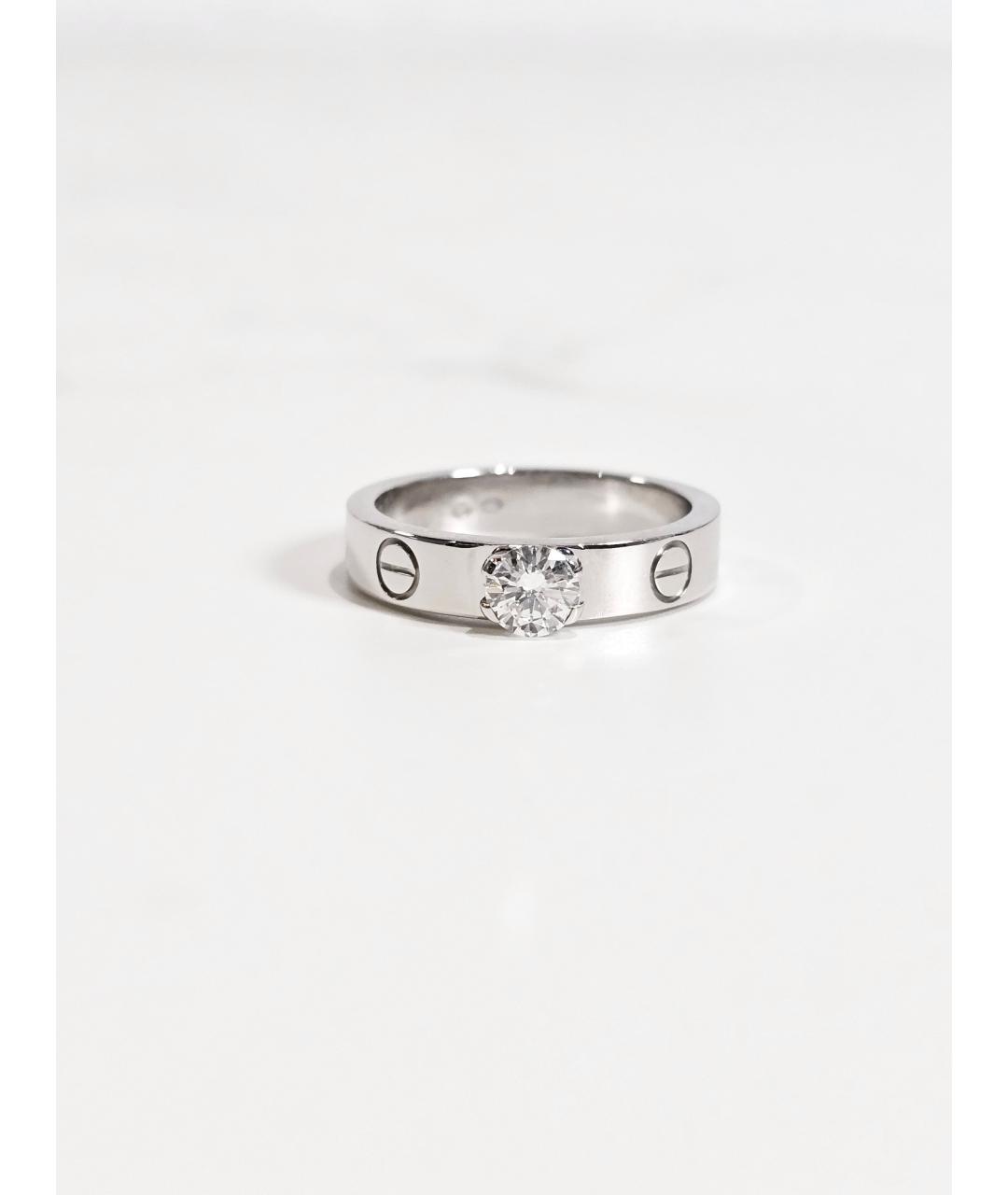CARTIER Серебряное кольцо из белого золота, фото 4