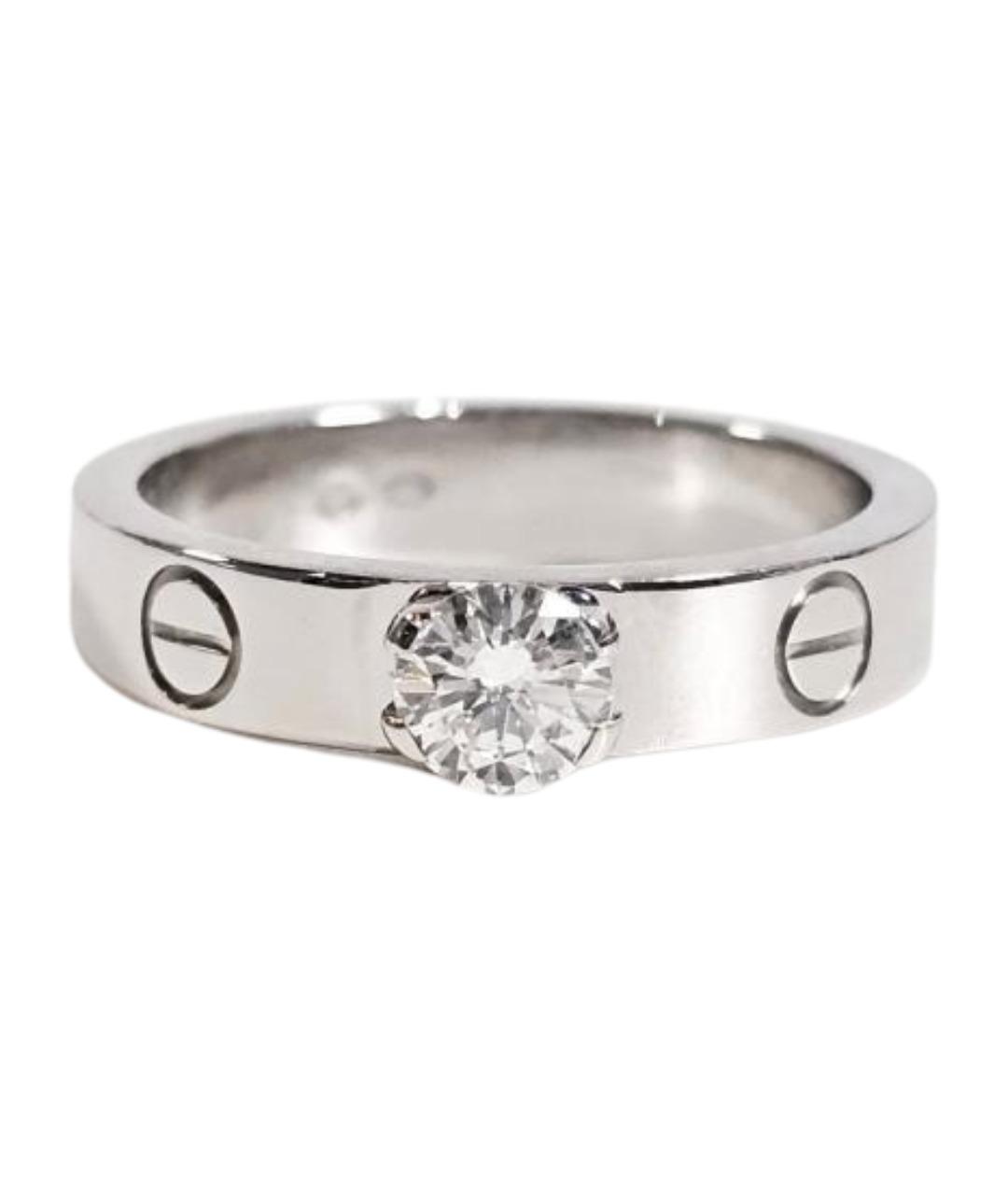 CARTIER Серебряное кольцо из белого золота, фото 1